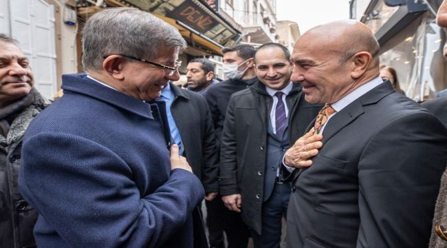 Davutoğlu'ndan Soyer'e ziyaret