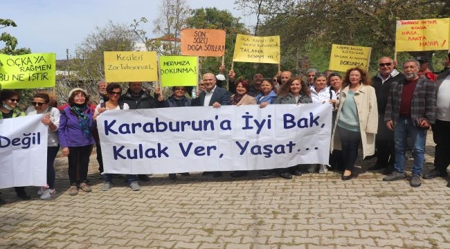 Karaburun'un çilesi bitmiyor