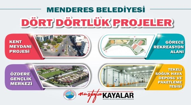 Menderes için yeni projeler