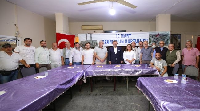 Başkan Sandal mahalle gezilerini sürdürüyor 