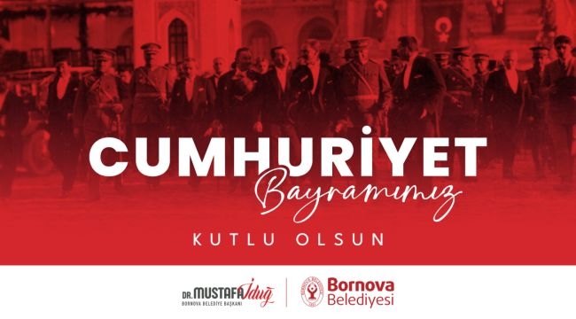 Bornova'da 99. yıl kutlamaları 