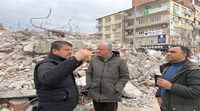 Başkan Engin'den Deprem Bölgesine Ziyaret