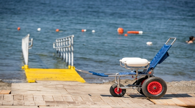 İzmir'in engelli dostu plajları