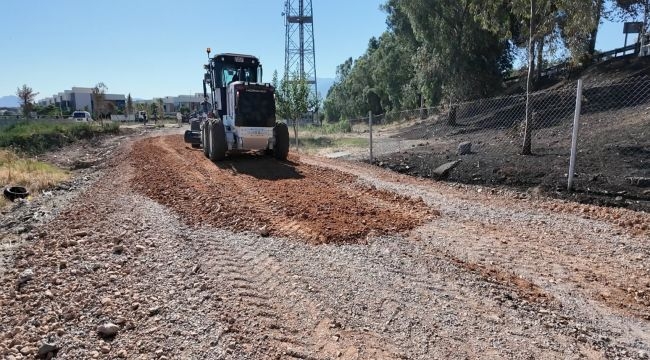 Bornova'da Yeni Yol Çalışması